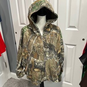 Men's Camo Zip-Up Hoodie